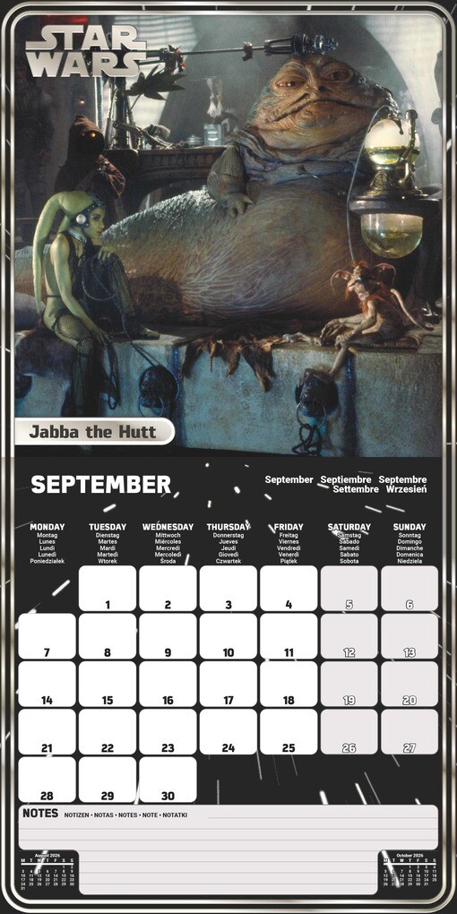 Weitere Ansicht: STARWARS - Broschürenkalender 30 x 30