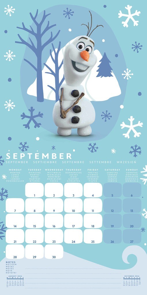 Weitere Ansicht: FROZEN - Broschürenkalender im Format 30 x 30