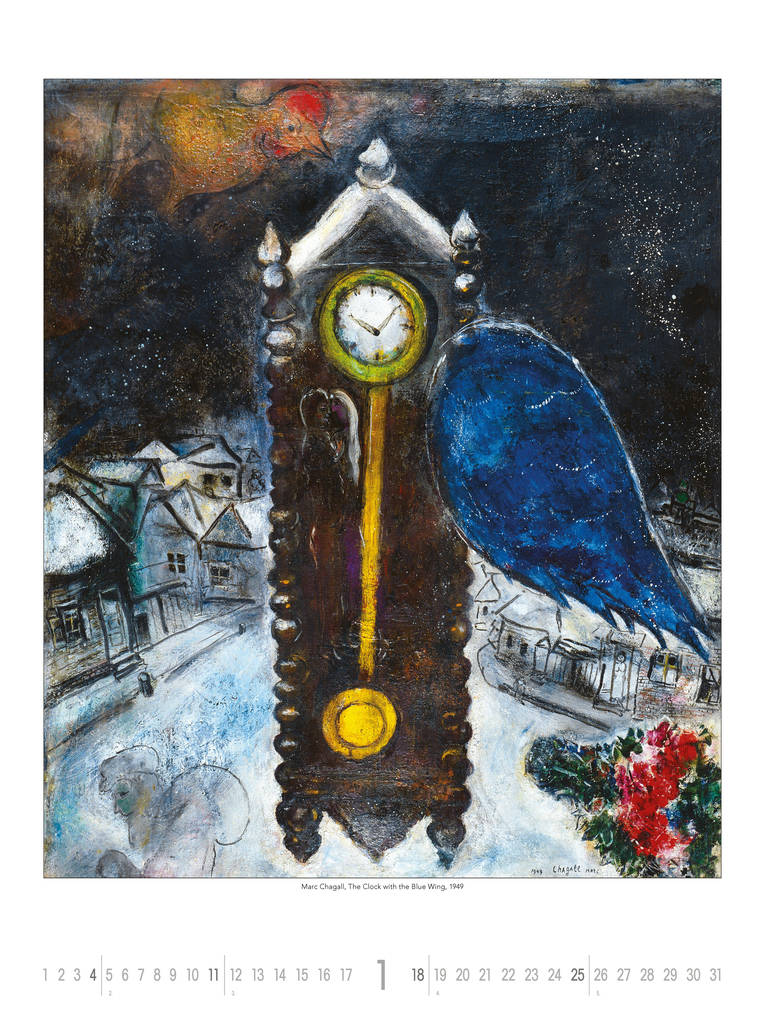 Weitere Ansicht: Marc Chagall 2026 - Bild-Kalender 42x56 cm - Kunst-Kalender - 5-Farbdruck - Wand-Kalender - Malerei - Alpha Edition | Alpha Edition GmbH & Co. KG