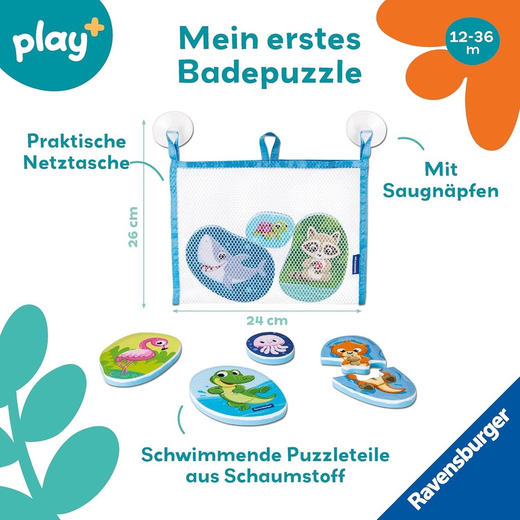 Weitere Ansicht: Play+ Mein erstes Bade-Puzzle: Tiere - ab 12 Monate