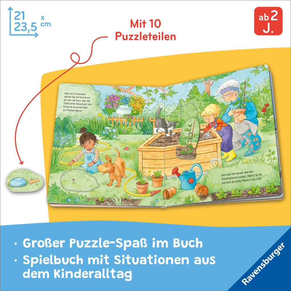 Weitere Ansicht: Mein großes Puzzle-Spielbuch - Alle helfen mit | Mila Rulff