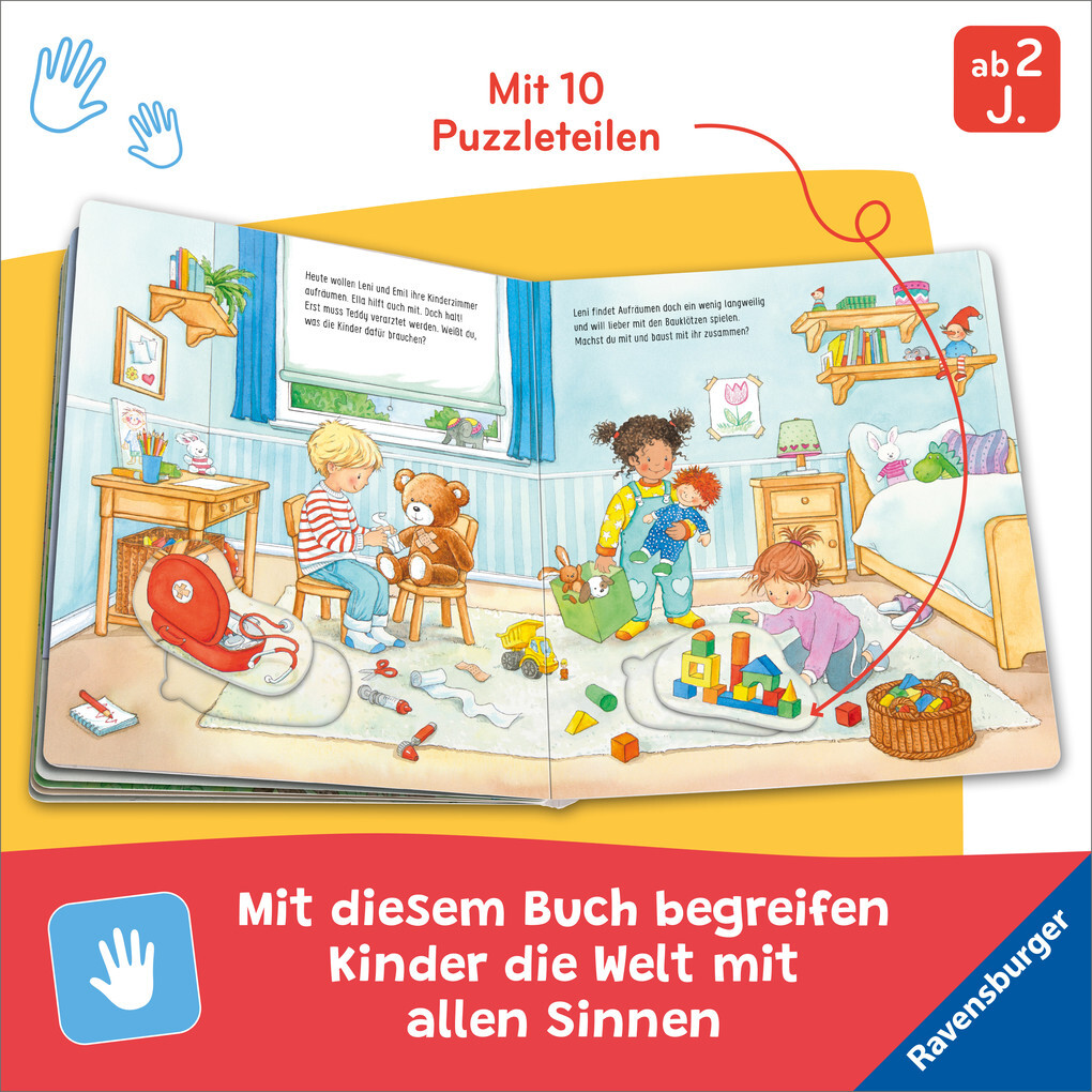 Weitere Ansicht: Mein großes Puzzle-Spielbuch - Alle helfen mit | Mila Rulff