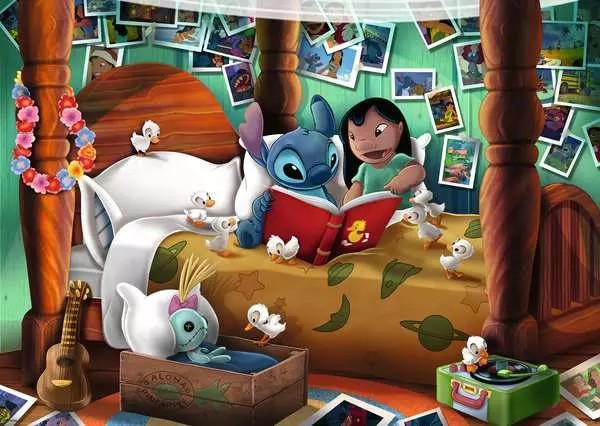 Weitere Ansicht: Erwachsenenpuzzle 1000 Teile - Disney Stitch - Lilo & Stitch