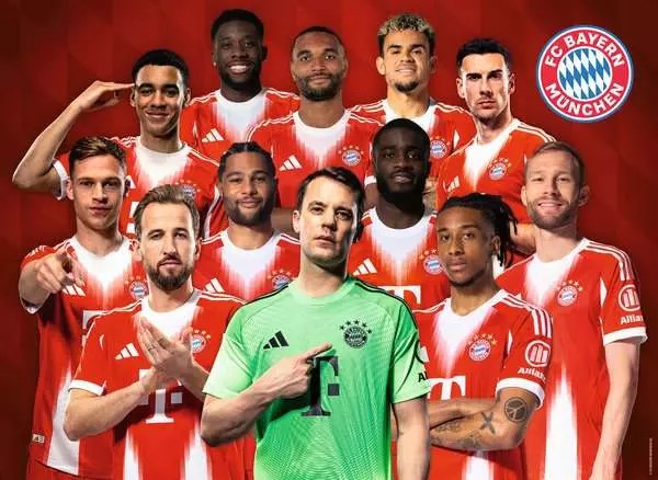 Weitere Ansicht: Kinderpuzzle 300 Teile - FC Bayern München Saison 2025/2026