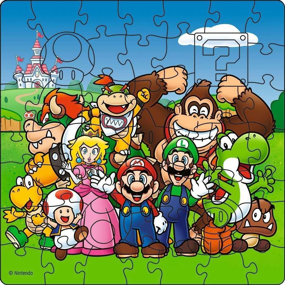 Weitere Ansicht: WOODEN Puzzle Kids 44 Teile - Nintendo Super Mario