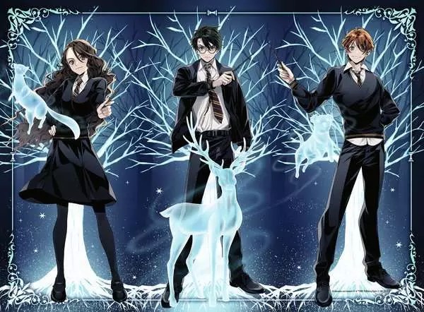 Weitere Ansicht: Erwachsenenpuzzle 500 Teile - Harry Potter - Leuchtender Patronus