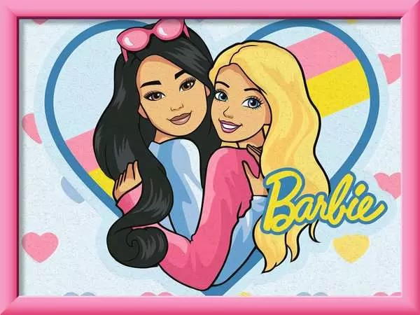 Weitere Ansicht: CreArt, Malen nach Zahlen Kinder Barbie-Duo