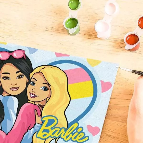 Weitere Ansicht: CreArt, Malen nach Zahlen Kinder Barbie-Duo