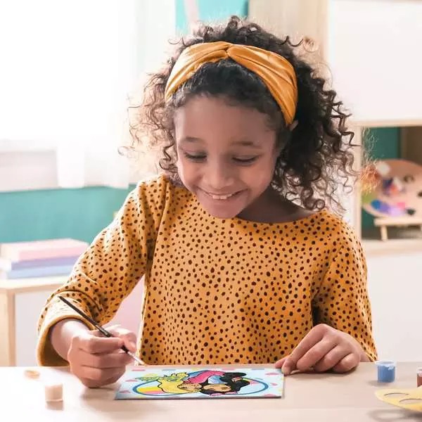 Weitere Ansicht: CreArt, Malen nach Zahlen Kinder Barbie-Duo