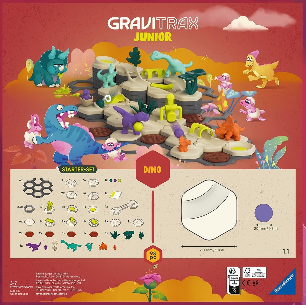Weitere Ansicht: GraviTrax Junior - Starter-Set L Dino