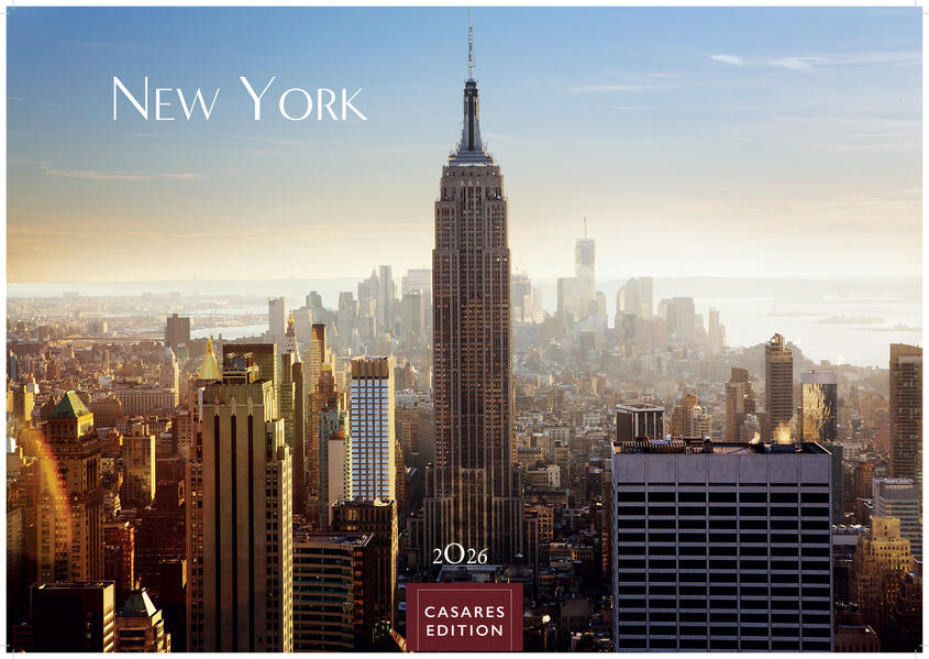Produktbild: New York Kalender 2026 - Wandkalender | Fotokalender Nordamerika 35x50cm - Skylines, Streetlife & City-Lights der Metropole als stilvolle Deko für Büro oder Zuhause