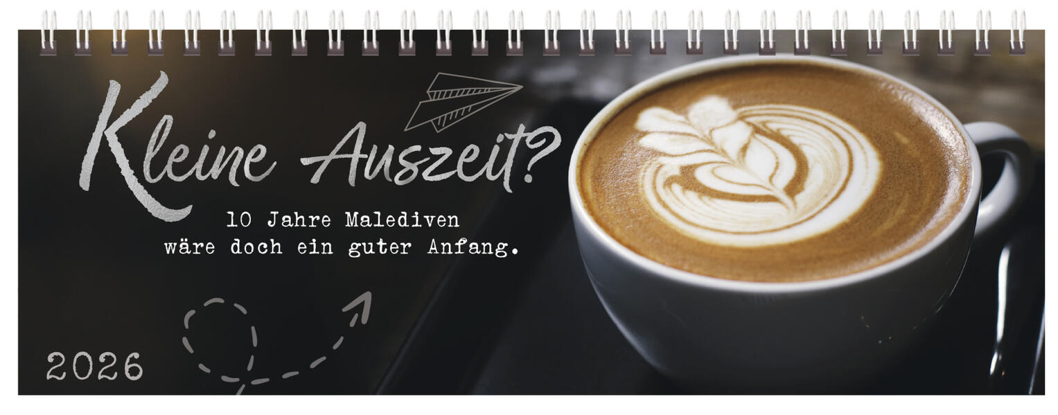 Produktbild: Tischquerkalender Kleine Auszeit? 2026