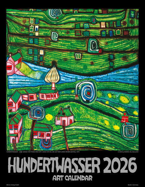 Produktbild: Hundertwasser Art Calendar 2026 | Glarus/CH Namida AG