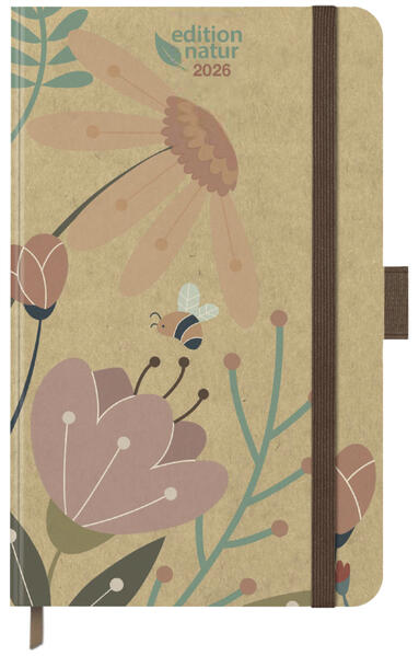 Produktbild: Buchkalender Times Big12 Edition Natur Little bee 2026