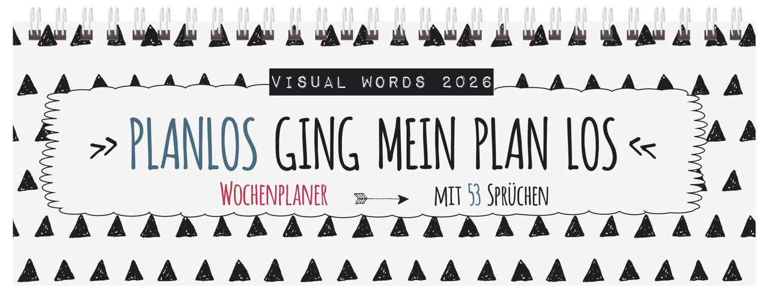 Produktbild: Tischquerkalender Visual Words 2026
