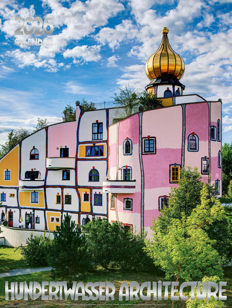 Produktbild: Großer Hundertwasser Architektur Kalender 2026 | Glarus/CH Namida AG