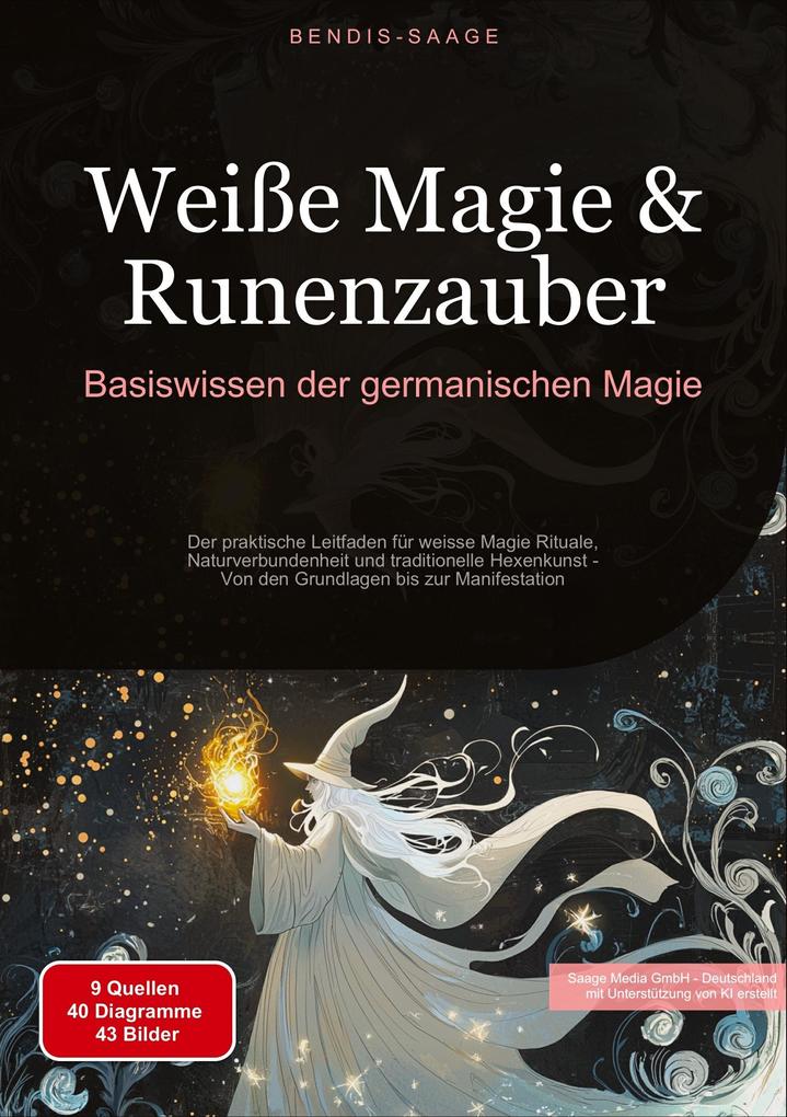 Produktbild: Weiße Magie & Runenzauber: Basiswissen der germanischen Magie | Bendis A. I. Saage - Deutschland, Bendis Saage