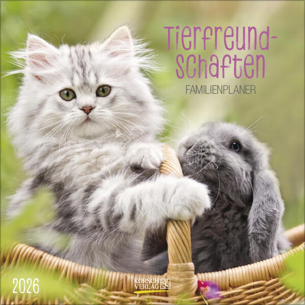 Produktbild: Tierfreundschaften - Familientimer 2026