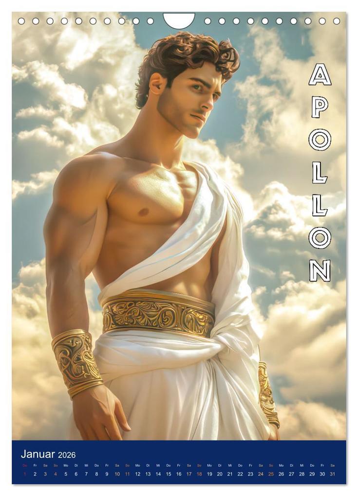 Weitere Ansicht: Zeus - Umringt von griechischen Göttern (Wandkalender 2026 DIN A4 hoch), CALVENDO Monatskalender | Liselotte Brunner-Klaus, Calvendo