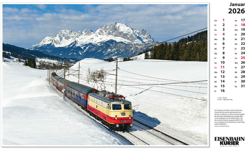 Weitere Ansicht: Alpenbahnen 2026