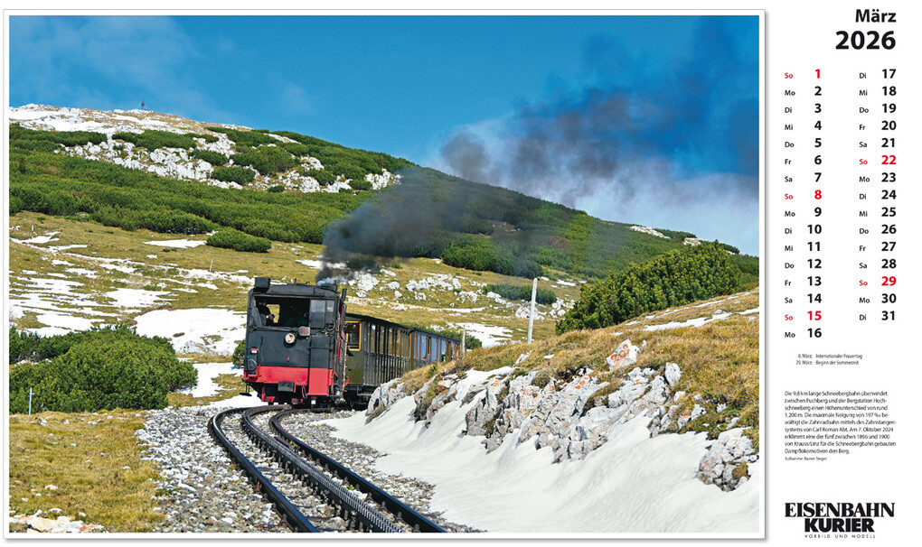 Weitere Ansicht: Alpenbahnen 2026