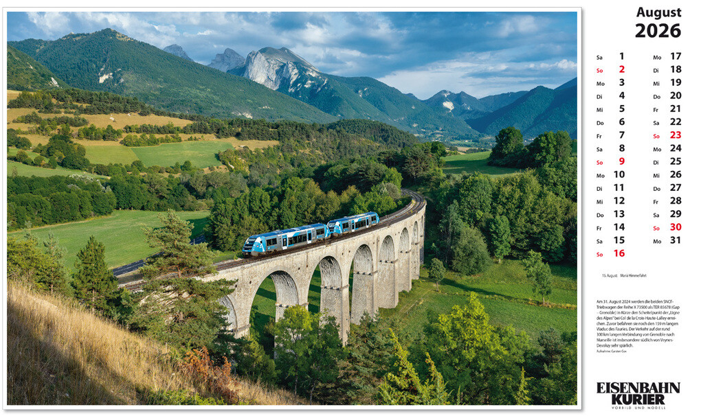 Weitere Ansicht: Alpenbahnen 2026