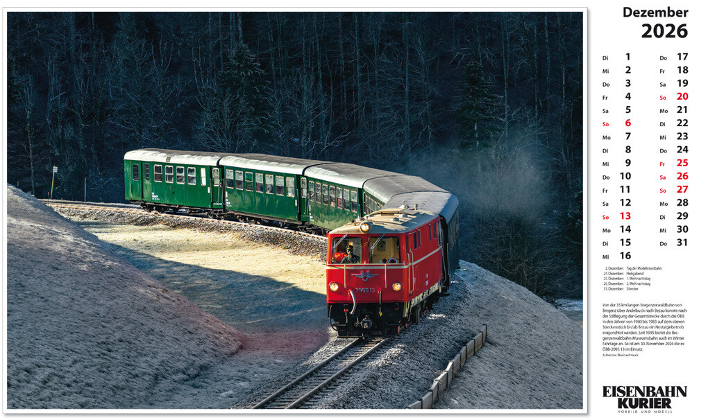 Weitere Ansicht: Alpenbahnen 2026