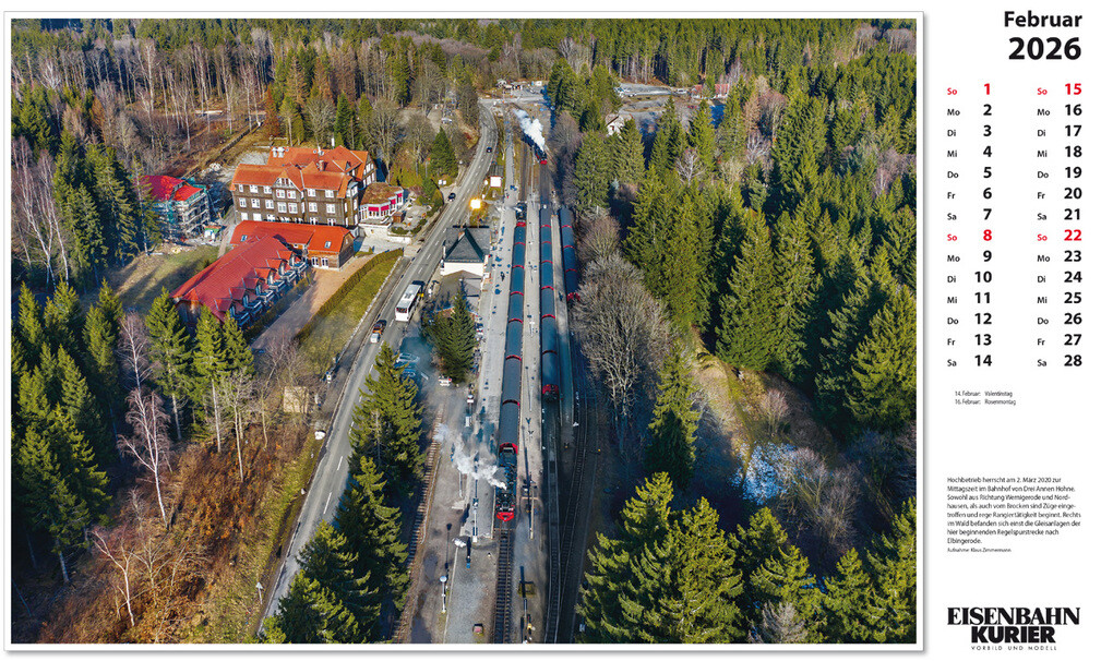 Weitere Ansicht: Harzer Schmalspurbahnen 2026