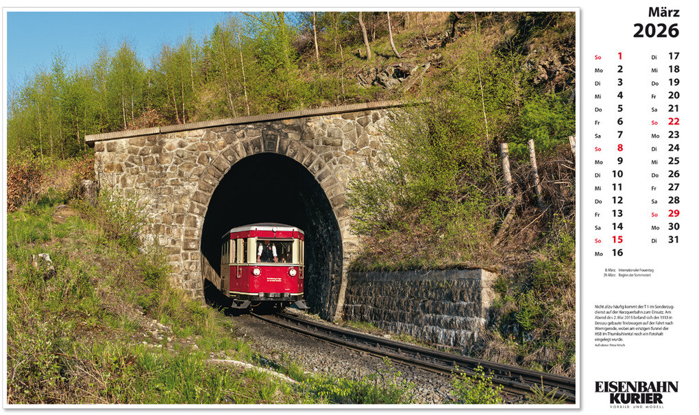 Weitere Ansicht: Harzer Schmalspurbahnen 2026