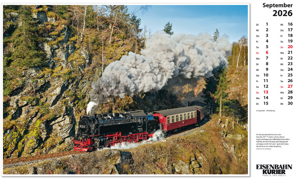 Weitere Ansicht: Harzer Schmalspurbahnen 2026