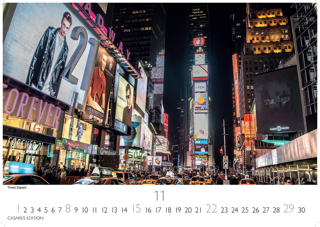 Weitere Ansicht: New York Kalender 2026 - Wandkalender | Fotokalender Nordamerika 24x35cm - Faszinierende Ansichten der Stadt, die niemals schläft, als Geschenk oder Blickfang