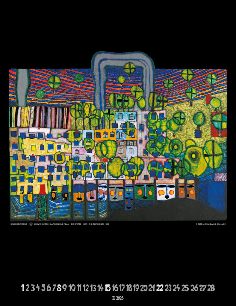 Weitere Ansicht: Hundertwasser Art Calendar 2026 | Glarus/CH Namida AG