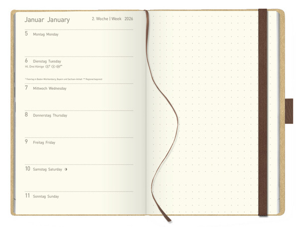 Weitere Ansicht: Buchkalender Times Big12 Edition Natur Little bee 2026