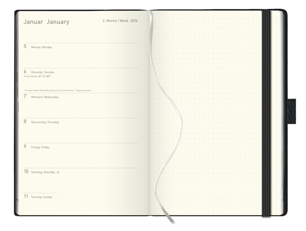 Weitere Ansicht: Buchkalender Times Big12 Edition Natur Schwarz 2026
