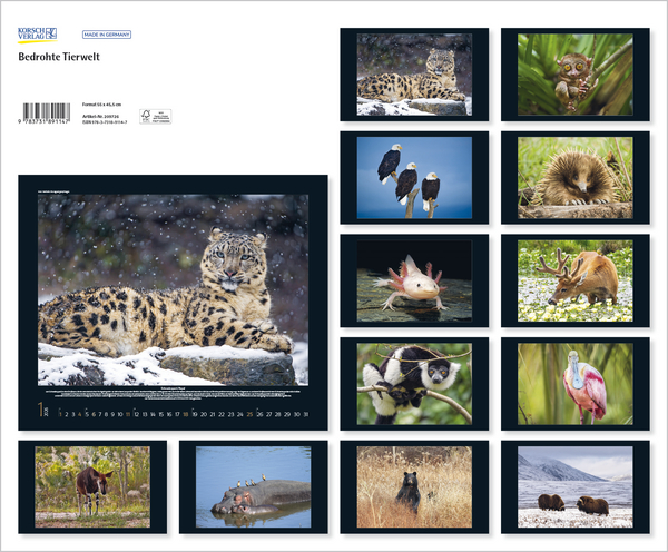 Weitere Ansicht: Bedrohte Tierwelt 2026