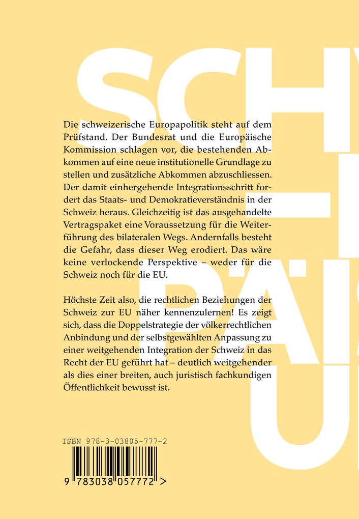 Weitere Ansicht: Schweiz - Europäische Union | Matthias Oesch