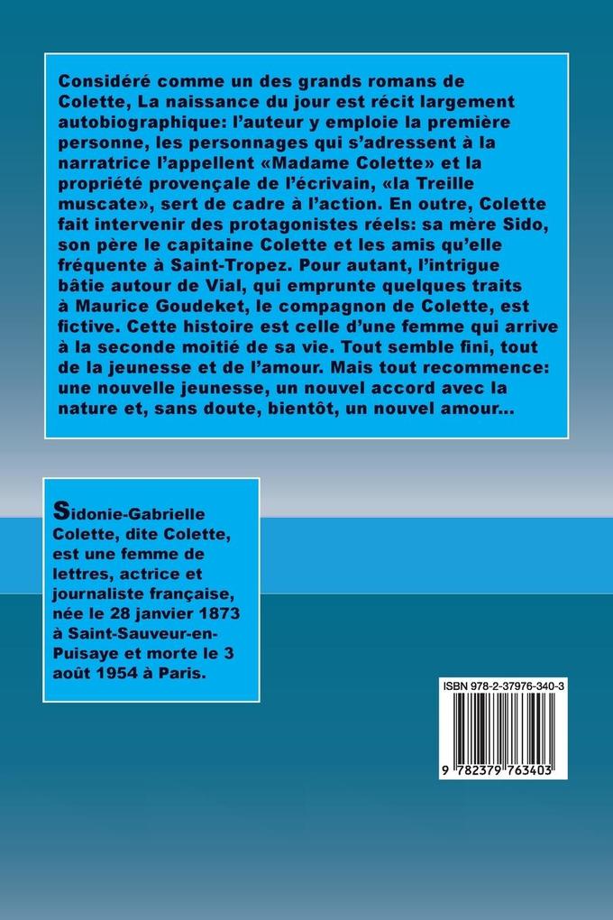 Weitere Ansicht: La Naissance du jour | Colette