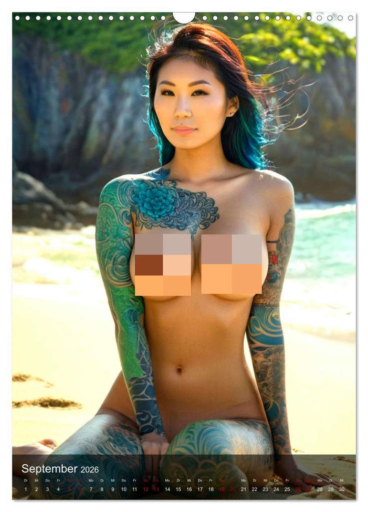 Weitere Ansicht: Tattoo Queens Asien (Wandkalender 2026 DIN A3 hoch), CALVENDO Monatskalender | Calvendo, ShirtScene, ShirtScene ShirtScene