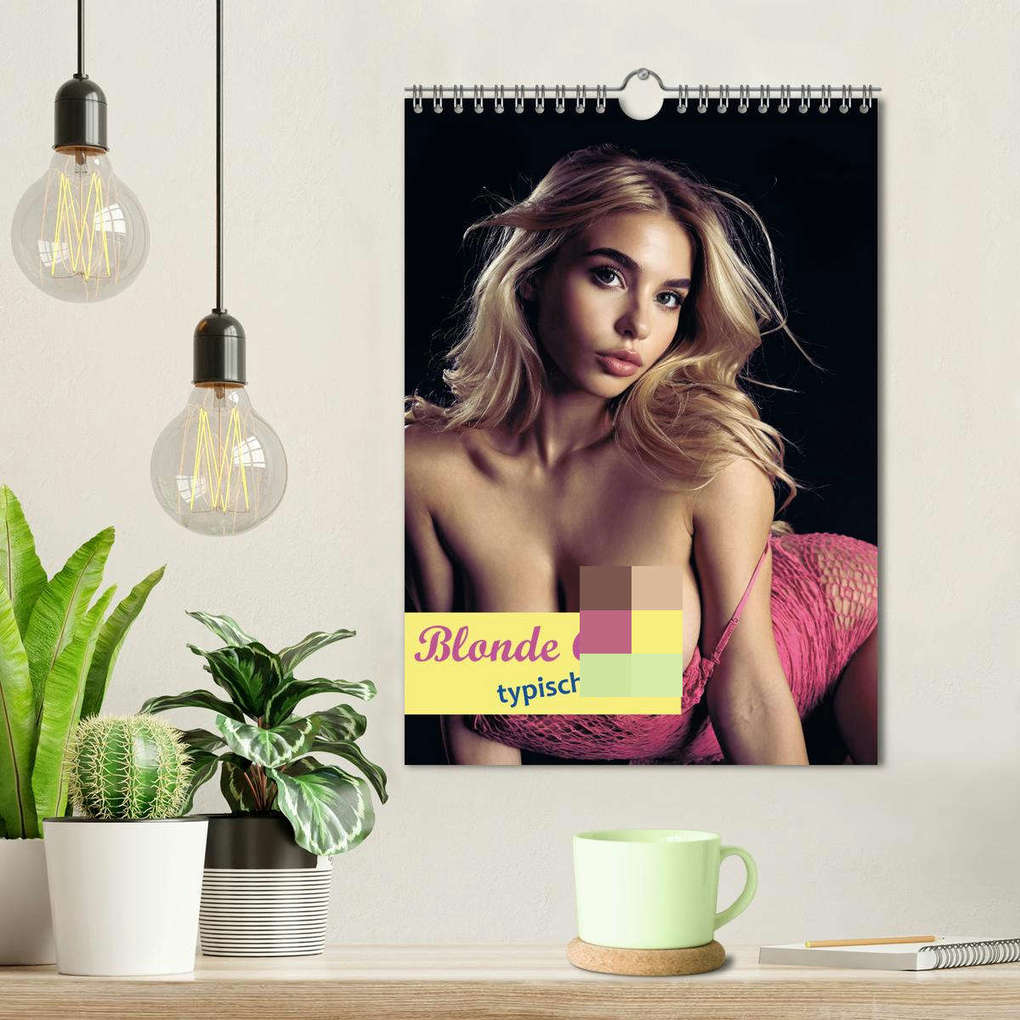 Weitere Ansicht: Blonde Girls typisch pink (Wandkalender 2026 DIN A4 hoch), CALVENDO Monatskalender | Mimi Lyvia, Calvendo