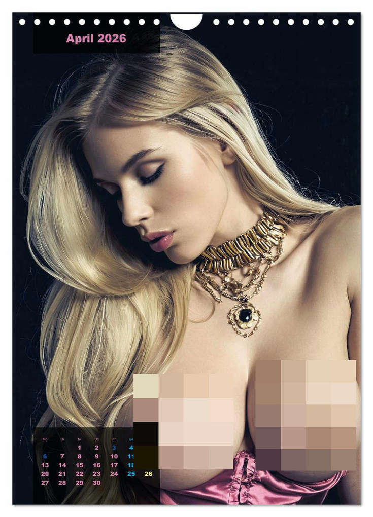 Weitere Ansicht: Blonde Girls typisch pink (Wandkalender 2026 DIN A4 hoch), CALVENDO Monatskalender | Mimi Lyvia, Calvendo