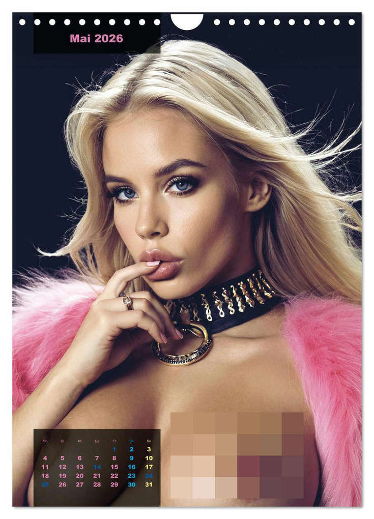 Weitere Ansicht: Blonde Girls typisch pink (Wandkalender 2026 DIN A4 hoch), CALVENDO Monatskalender | Mimi Lyvia, Calvendo