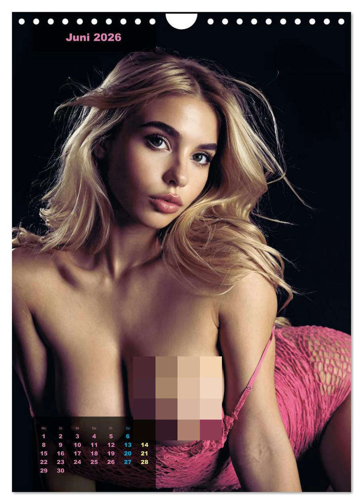 Weitere Ansicht: Blonde Girls typisch pink (Wandkalender 2026 DIN A4 hoch), CALVENDO Monatskalender | Mimi Lyvia, Calvendo