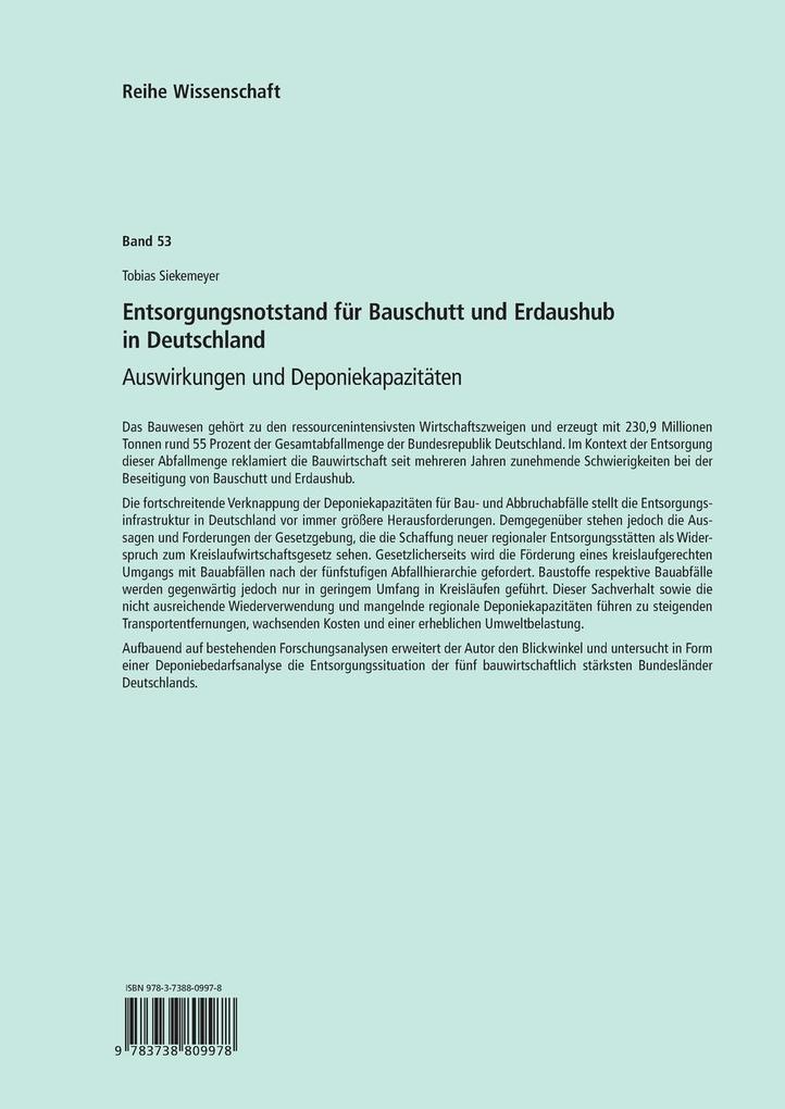 Weitere Ansicht: Entsorgungsnotstand für Bauschutt und Erdaushub | Tobias Siekemeyer