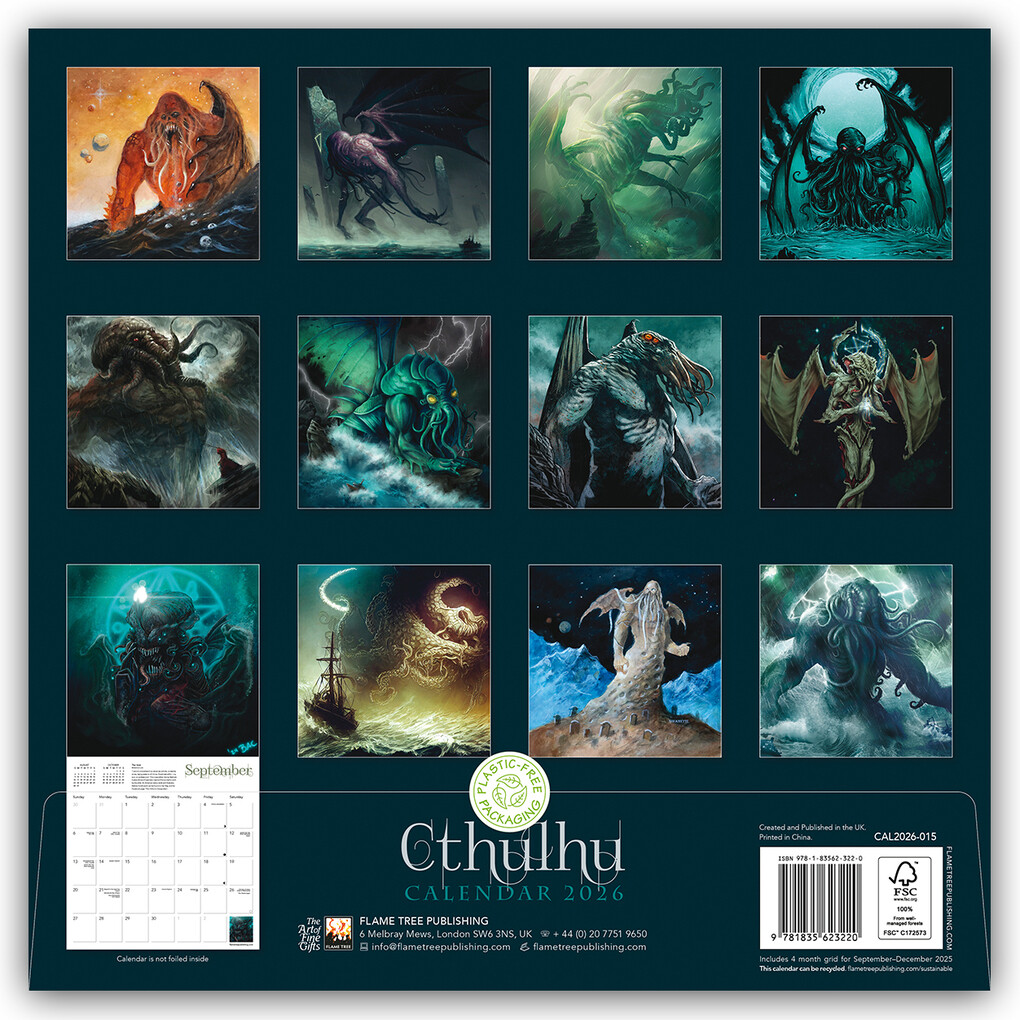 Weitere Ansicht: Cthulhu 2026 | Tree Flame, Flame Tree Publishing
