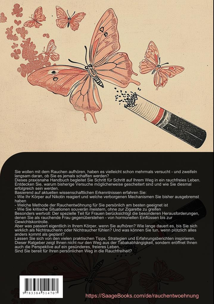 Weitere Ansicht: Rauchentwöhnung und Tabakentwöhnung: Der sichere Weg zum Rauchfrei werden | Bendis Saage, Bendis A. I. Saage - Deutschland