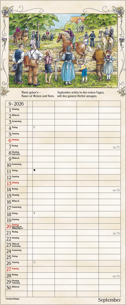 Weitere Ansicht: Bauernkalender 2026