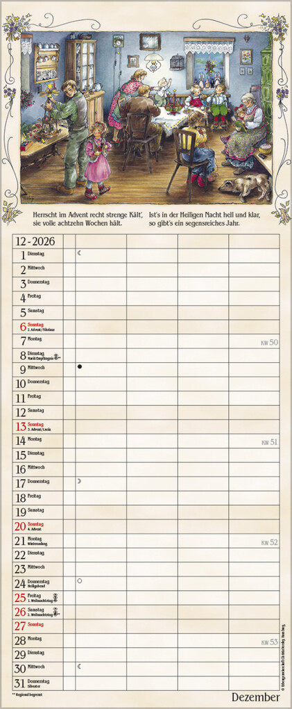Weitere Ansicht: Bauernkalender 2026