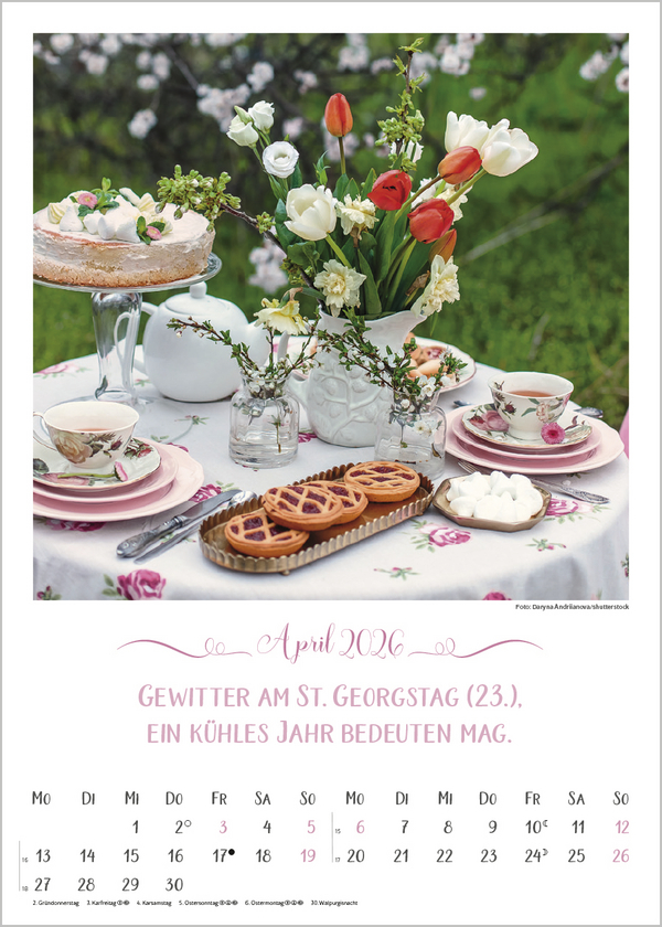 Weitere Ansicht: Landleben mit Bauernregeln 2026