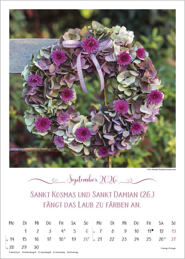 Weitere Ansicht: Landleben mit Bauernregeln 2026