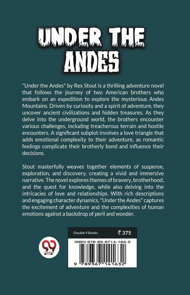 Weitere Ansicht: Under the Andes | Rex Stout